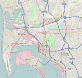 (Voir situation sur carte : San Diego)