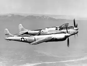 Vue de l'avion.