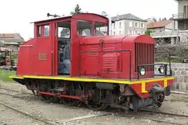 Le locotracteur no&nbsp;62 à Tence.