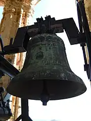 Cloche No 4, (Agnès), fondue en 1932 par la fonderie Granier, note : Si3, masse : 290 kg.