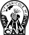 1948 : premier logo officiel, exprimant la vocation strictement agricole du Crédit agricole.