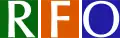 Ancien logo de RFO du 5 mars 1990 au 1er février 1999.