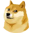 Logotype en référence au Dogecoin remplaçant le traditionnel, le 4 avril 2023.
