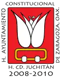 Blason de Heroica ciudad de Juchitán de ZaragozaJuchitán de Zaragoza