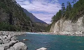 Photo de la rivière Lohit.