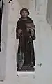Statue de saint Fiacre.