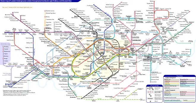 Réseaux de Londres.