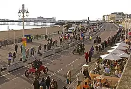 Vers la ligne d'arrivée à Brighton