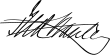 Signature de Frederick Stanley