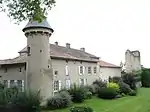 Château de Mardigny à Lorry-Mardigny, vue de la façade ouest.