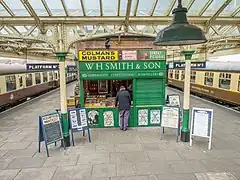 Unique quai de la gare de Loughborough Central&nbsp;(en).