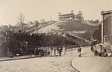 Construction du Sacré-Cœur, 1882.