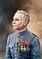 Portrait du baron Louis d’Oullenbourg, qui se marie le 15 juillet 1927 au château de Beauclair à Morville-en-Beauce, avec Renée de La Tour du Pin-Gouvernet.