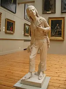 Louis XVII au Temple (vers 1891), musée des beaux-arts et d'archéologie de Besançon.