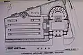 Plan du cimetière et du mémorial.