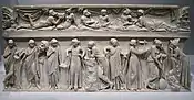 Muses sarcophagus, Louvre-Lens, Lens.