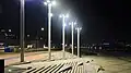 Le quai la nuit.