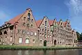 Grenier à sel de Lübeck comme nouvelle propriété de Dracula à Wisborg