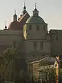 L'église vue de l'Allée de l'Union de Lublin