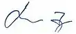 Signature de Igor Lukšić Игор Лукшић