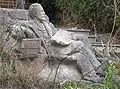 Monument à l'artiste par son fils Johann Baptist Moroder, 1896.