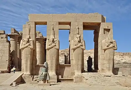 Ramsès&nbsp;II - Ramesséum - XIXe dynastie.