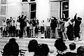 Chorale en novembre 1946 devant les autorités académiques et les parents (dir. Louis Astre).