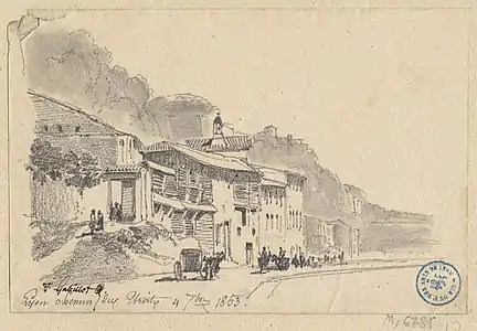 Lyon, chemin des Étroits, 4 septembre
