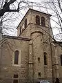 L'église vue latérale.