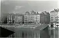 Le pont détruit en 1944.