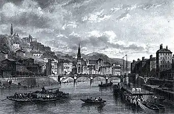 Lyon au XIXe&nbsp;siècle.