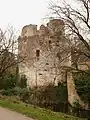 Les vestiges du donjon.