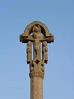 La croix du cimetière côté ouest.