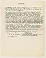 Attestation en faveur de Mélinée Manouchian délivrée en 1964 par Charles Tillon, ancien commandant en chef des FTPF