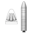 Dessin du mirvage d’un&nbsp;M45.