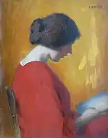 Marie-Augustin Zwiller, Jeune femme lisant