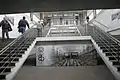 Escalier de la gare Plochtchad Gagarina.