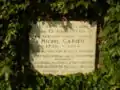 Plaque commémorative de l’exploit de Michel Cabieu