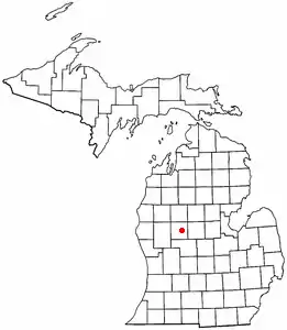 Situation de Mecosta dans le Michigan
