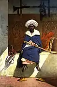 Jean-Joseph Benjamin-Constant - Le Caïd marocain Tahamy (seconde moitié du XIXe -début XXe siècle)