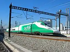 Rame de mesures de l'ADIF.