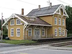 La gare de Magnor.