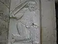 Relief de saint Paul (côté gauche du portail).