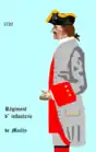 régiment de Mailly de 1729 à 1734