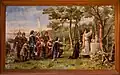 Maisonneuve fonde Montréal le 18 mai 1642, par Georges Delfosse