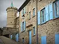 Maisons près du château de Virieu (quartier de Virieu).