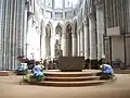 Photo du précédent maître-autel de la cathédrale