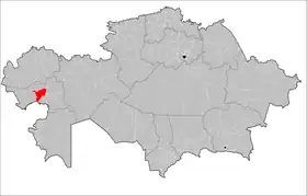Localisation de District de Makhambet