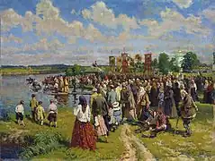 La procession aux Saintes Flore et Laure, 1922-1923.