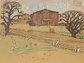 Maison sur Lesbos.Collection privée.